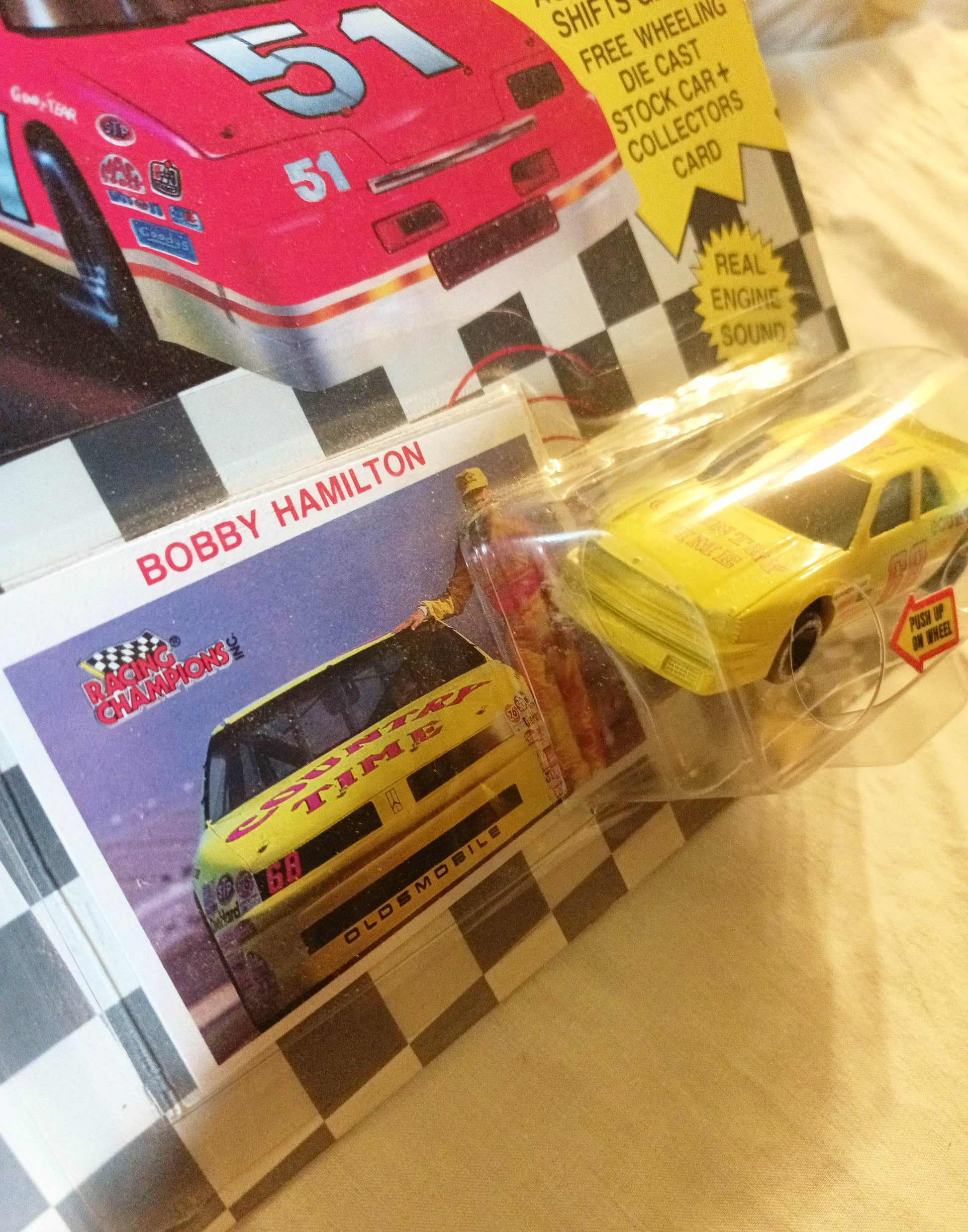 Racing Champions 1991 Roaring Racers Bobby Hamilton Country Time - TulipStuff