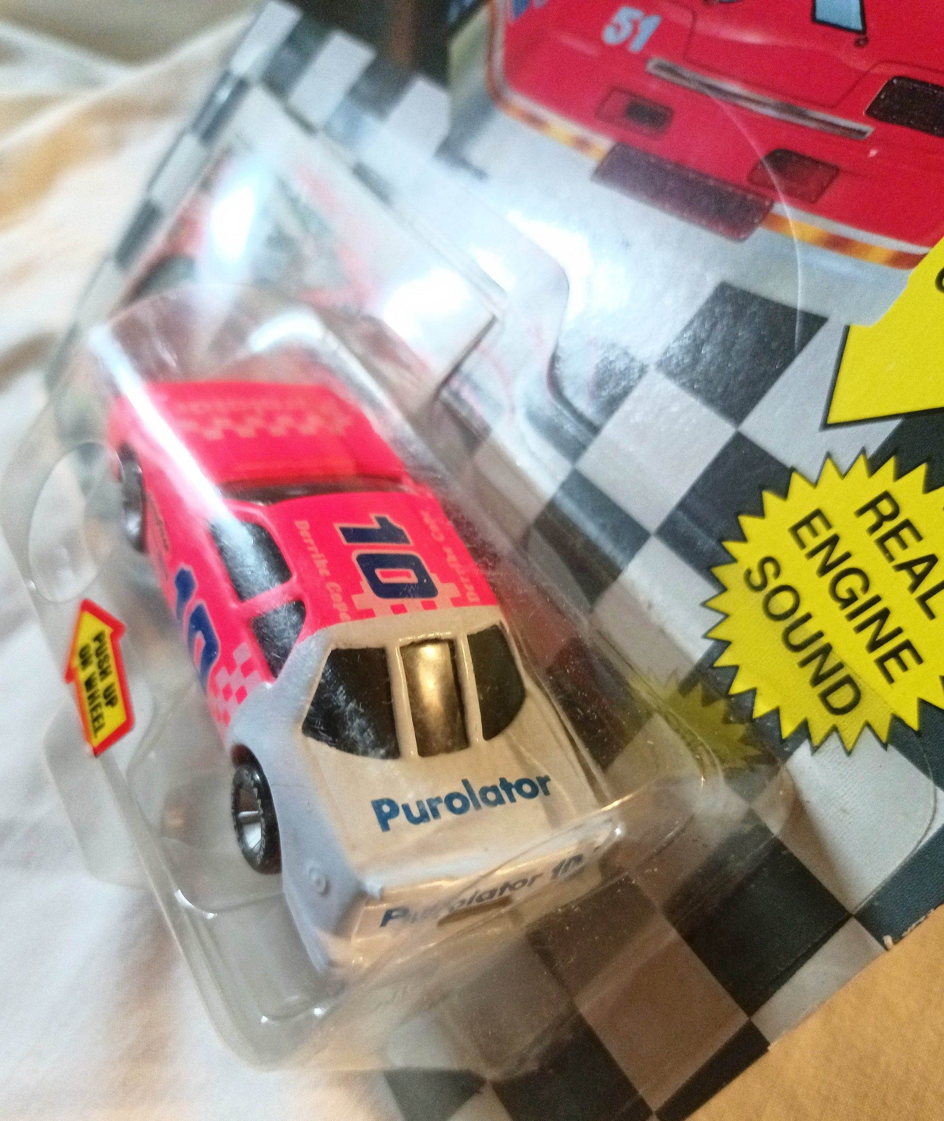 Racing Champions 1991 Roaring Racers Derricke Cope #10 Purolator - TulipStuff