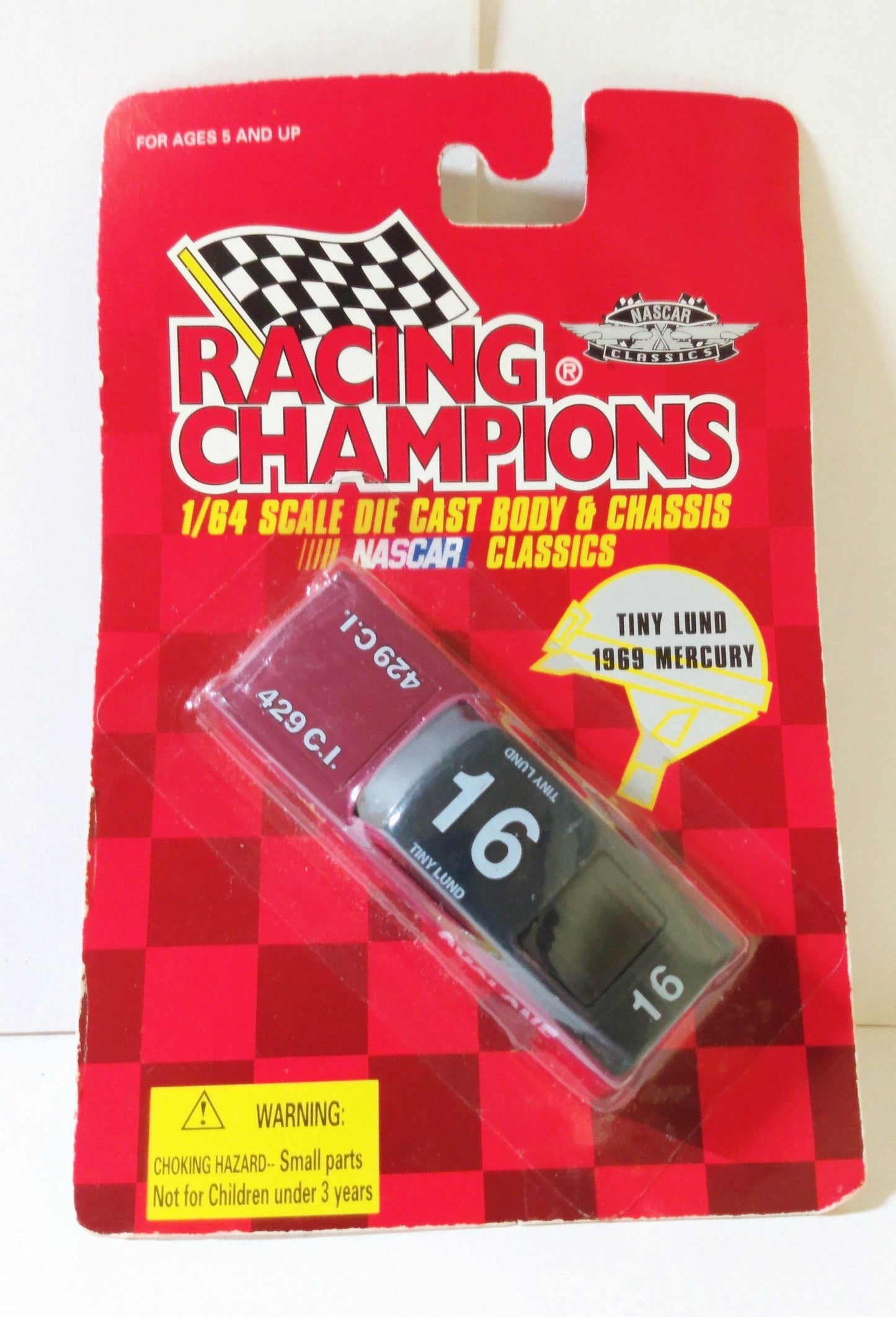 Racing Champions Nascar Classics Tiny Lund 1969 Mercury Cyclone - TulipStuff