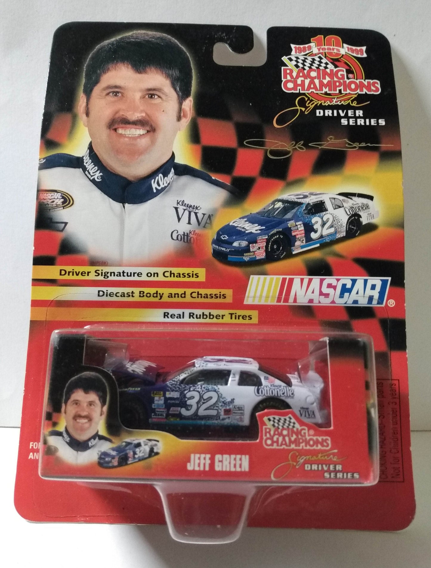 Racing Champions 1999 Signature Driver Series Jeff Green #32 Kleenex - TulipStuff