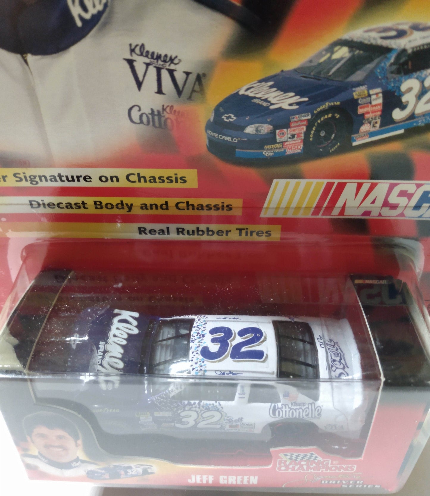 Racing Champions 1999 Signature Driver Series Jeff Green #32 Kleenex - TulipStuff