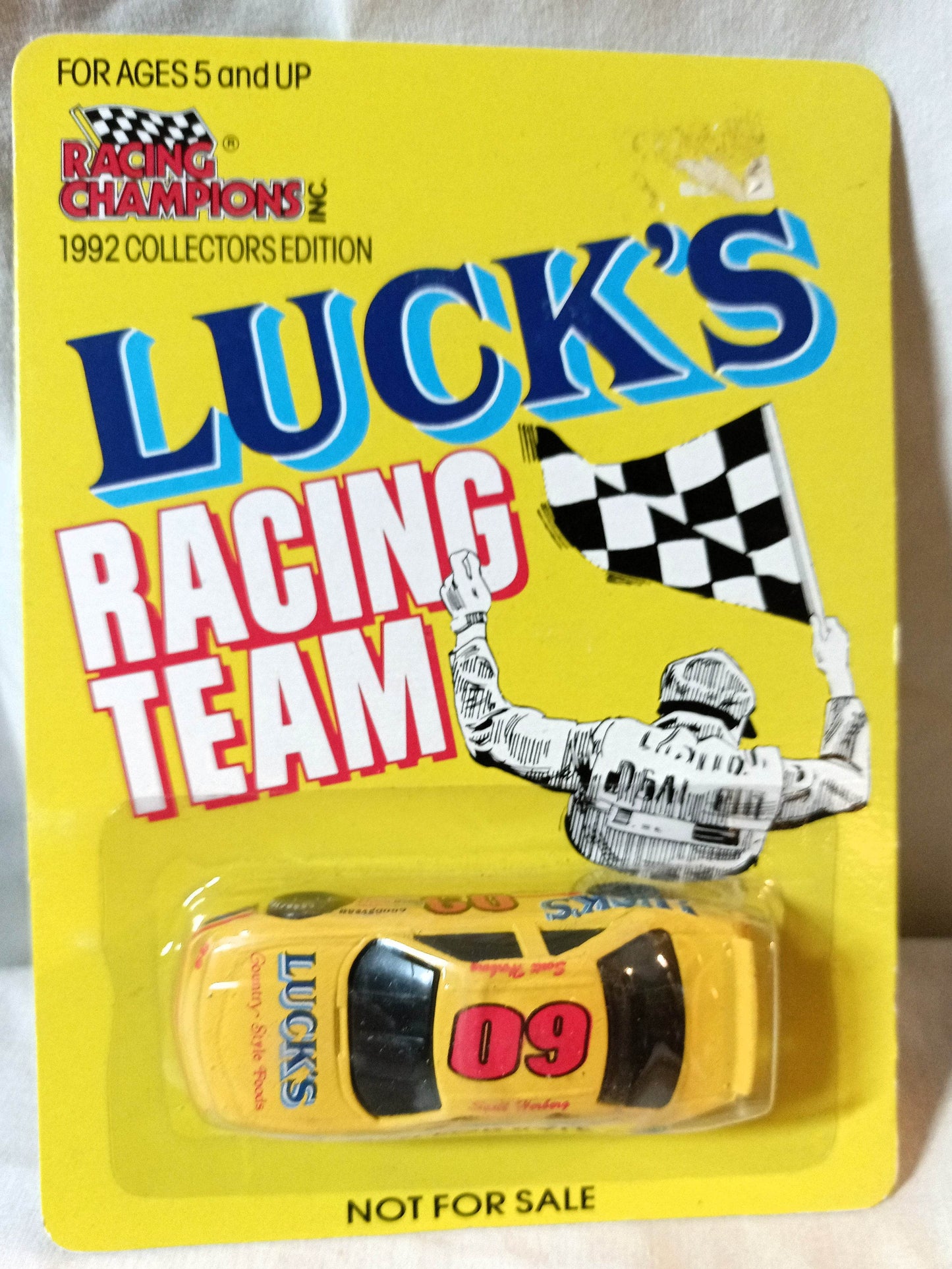 Racing Champions 1992 Lucks Racing Team Car #09 Scott Hornberg Promo - TulipStuff