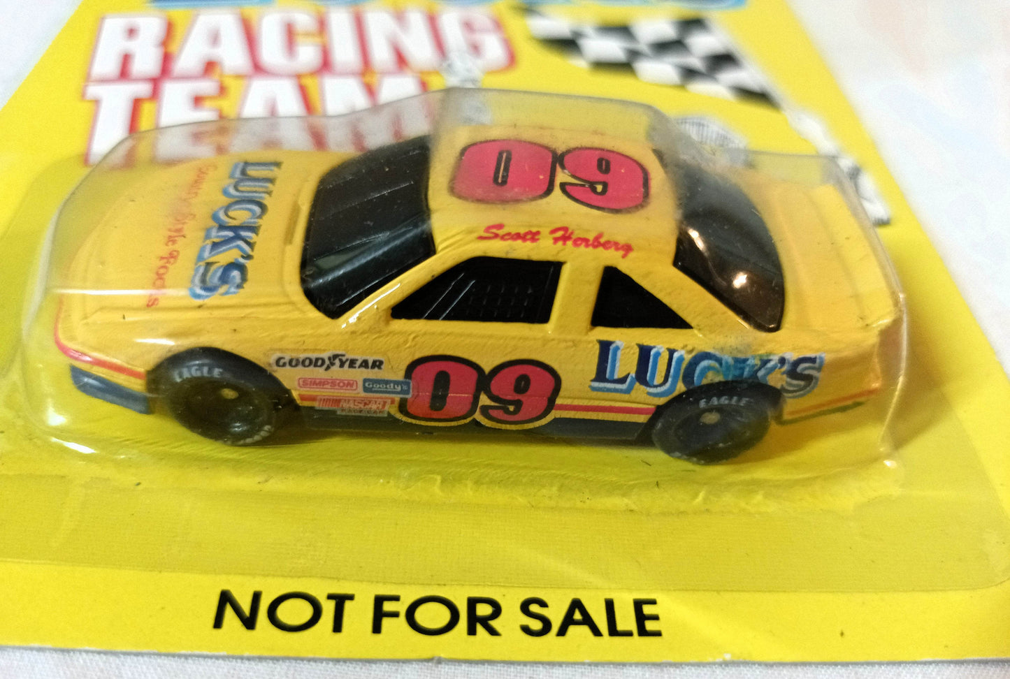 Racing Champions 1992 Lucks Racing Team Car #09 Scott Hornberg Promo - TulipStuff
