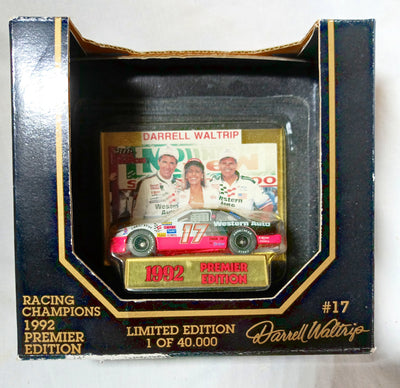 Racing Champions 1992 Premier Edition Darrell Waltrip #17 Western Auto - TulipStuff