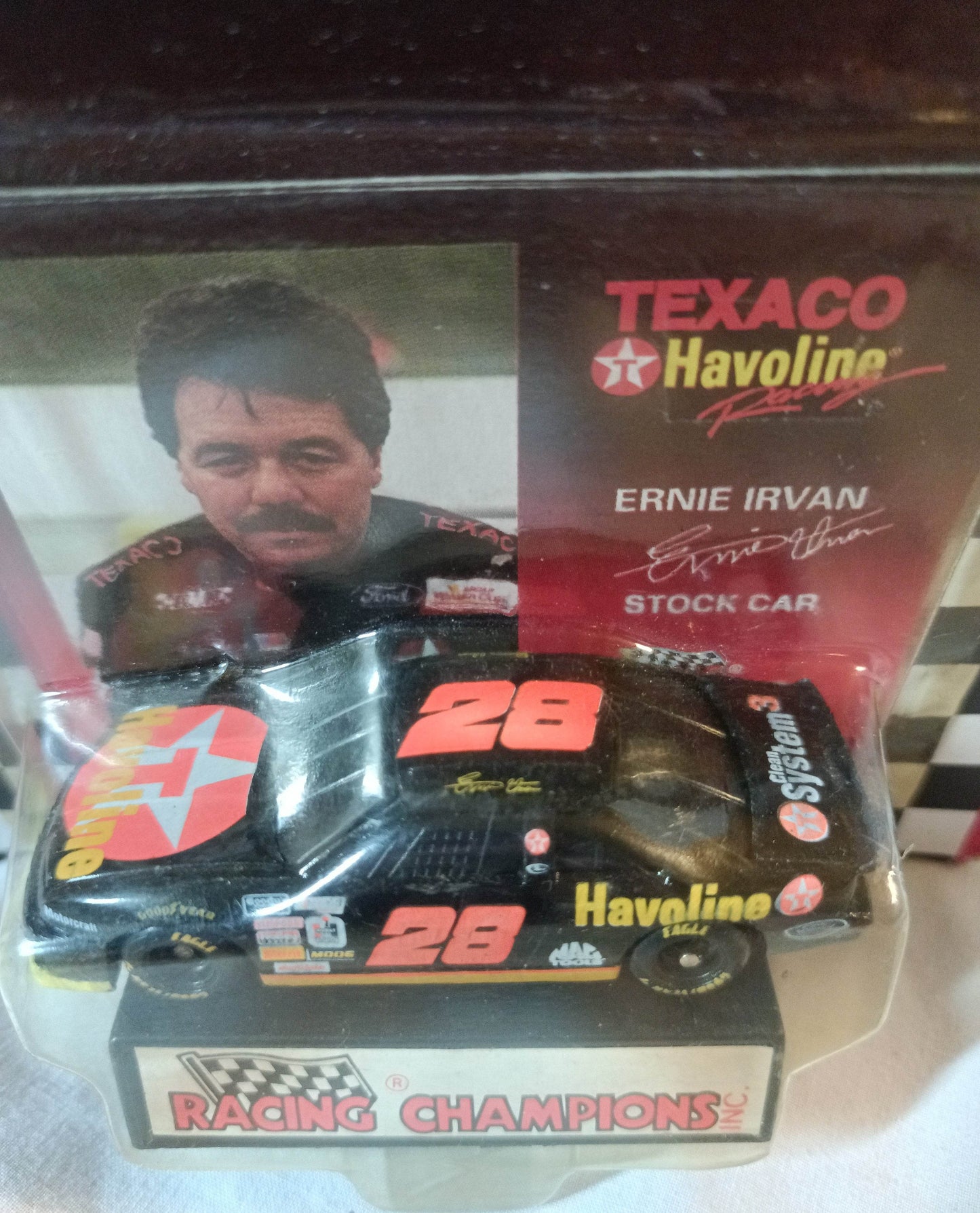 Racing Champions Nascar 1994 Ernie Irvan #28 Texaco Havoline Ford T-Bird - TulipStuff