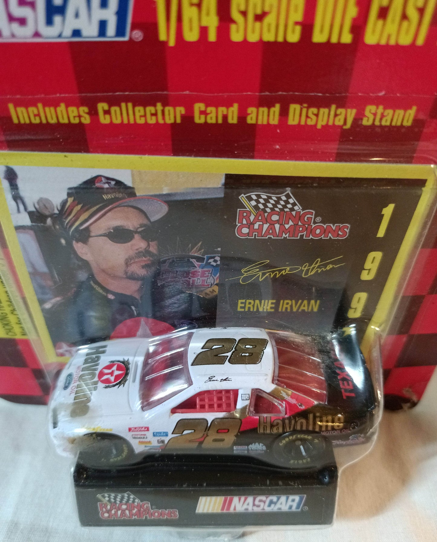 Racing Champions Nascar 1997 Ernie Irvan #28 Texaco Havoline Ford T-Bird - TulipStuff