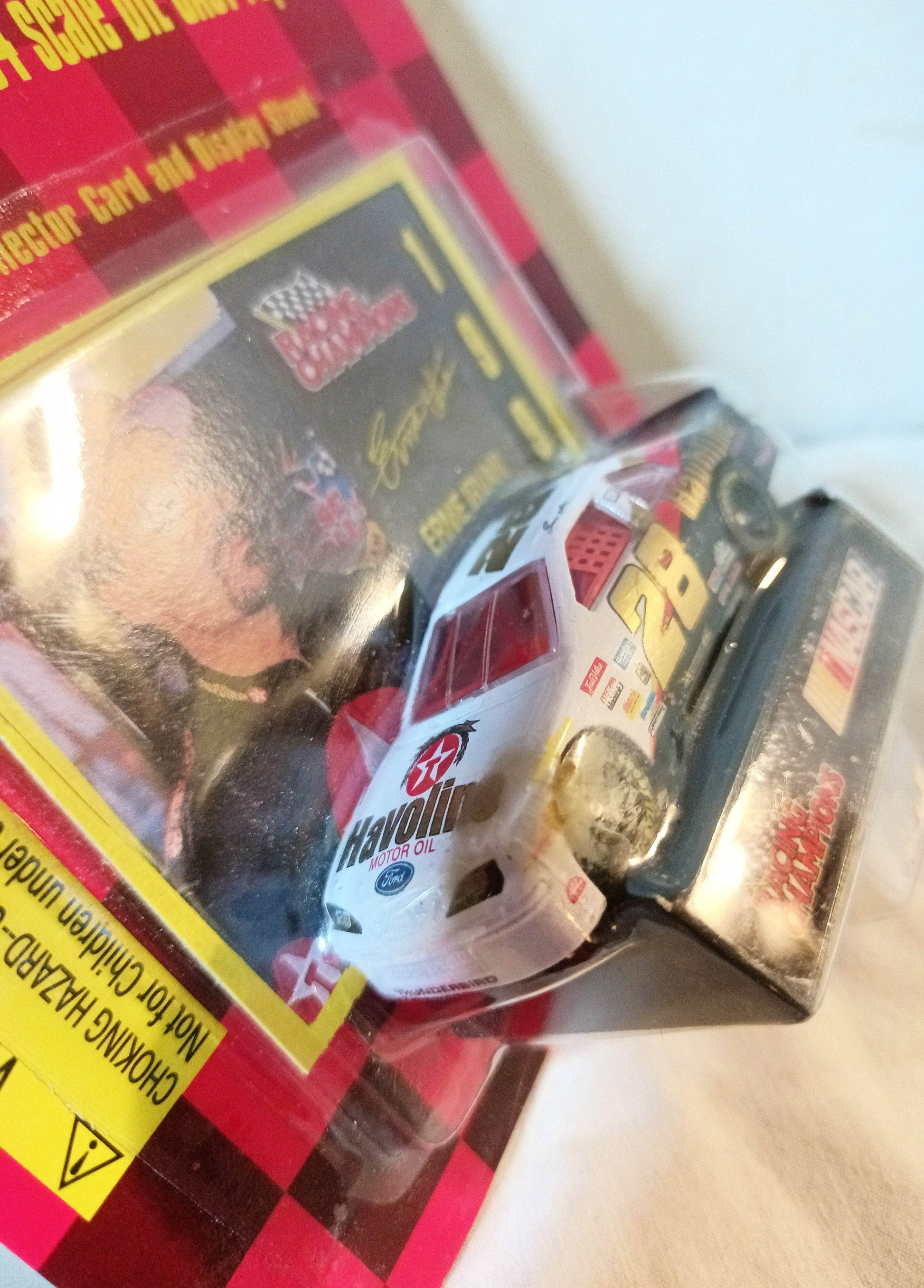 Racing Champions Nascar 1997 Ernie Irvan #28 Texaco Havoline Ford T-Bird - TulipStuff