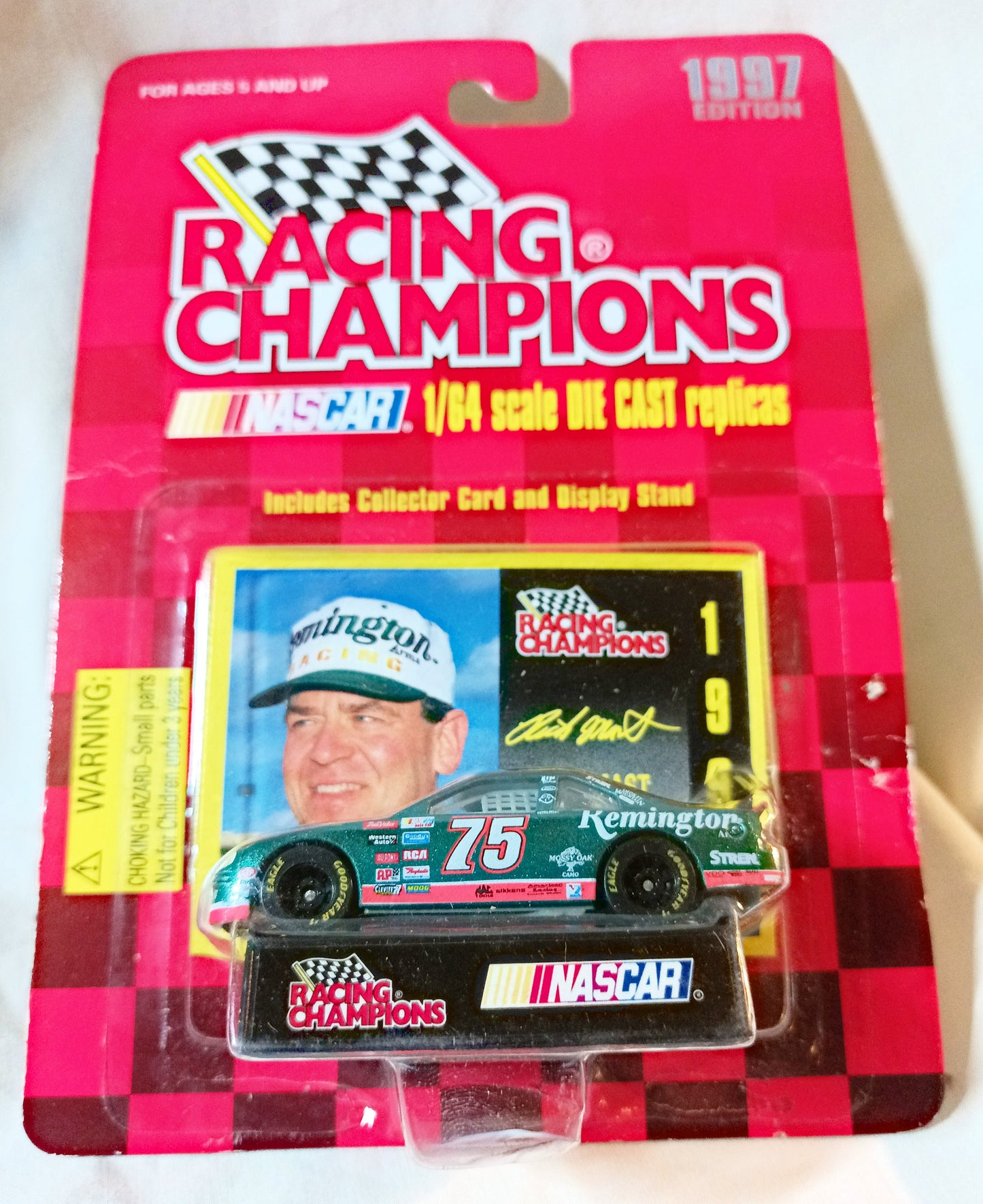 Racing Champions 1997 NASCAR Rick Mast #75 Remington Ford T-Bird - TulipStuff