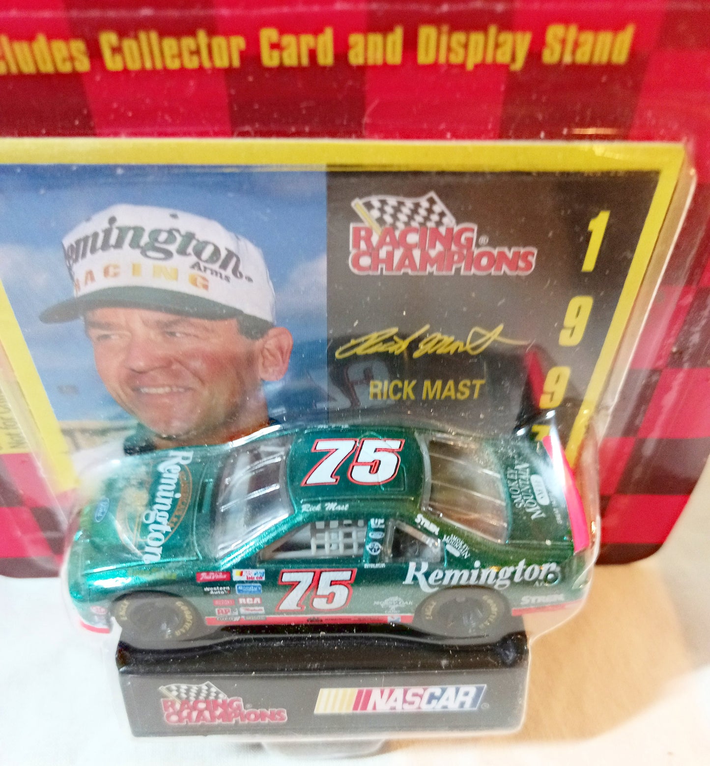 Racing Champions 1997 NASCAR Rick Mast #75 Remington Ford T-Bird - TulipStuff