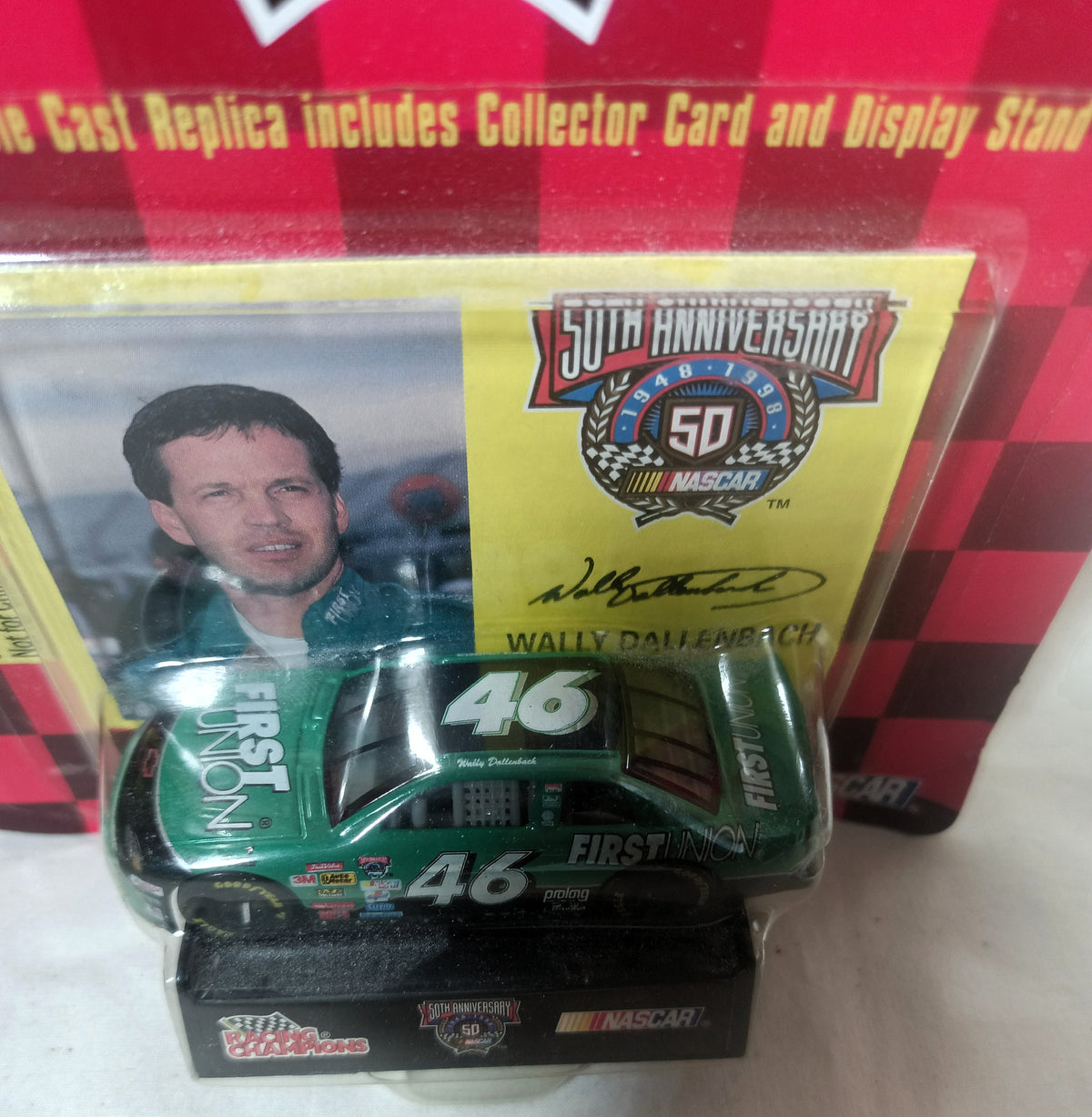 Racing Champions 1998 Wally Dallenbach #46 First Union Nascar 50th - TulipStuff