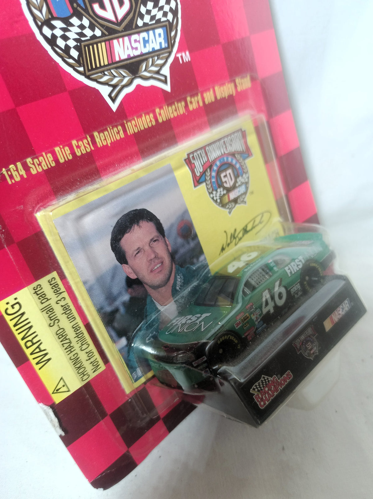 Racing Champions 1998 Wally Dallenbach #46 First Union Nascar 50th - TulipStuff