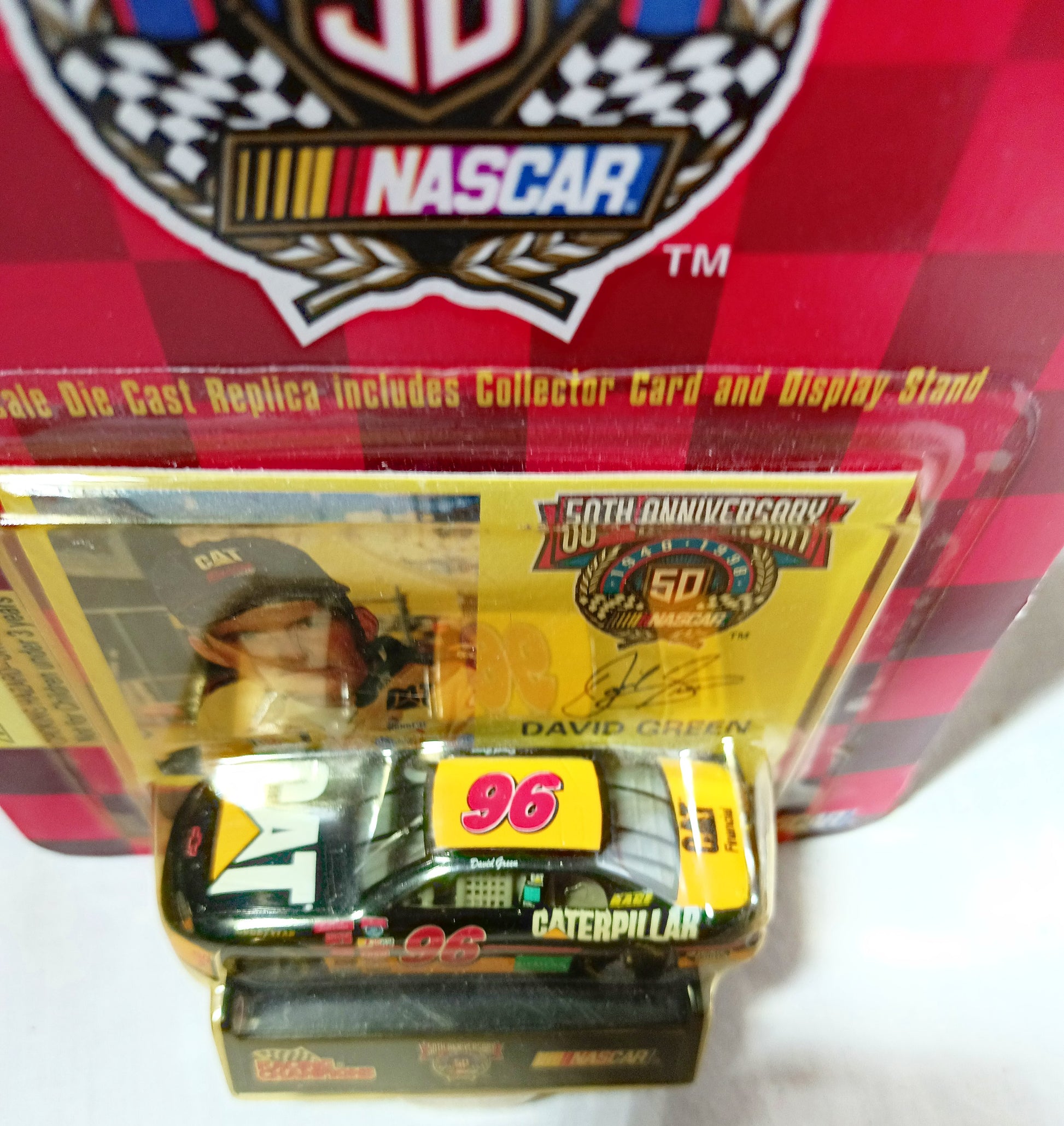 Racing Champions 1998 David Green Caterpillar Monte Carlo NASCAR 50th - TulipStuff