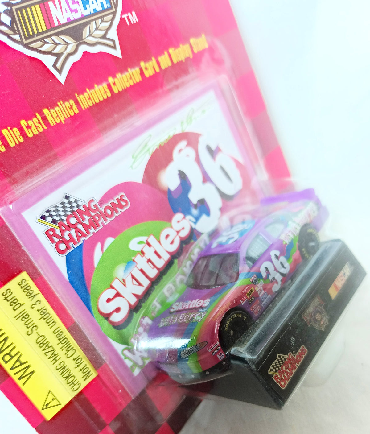 Racing Champions 1998 Ernie Irvan #36 Wildberry Skittles Pontiac Grand Prix - TulipStuff