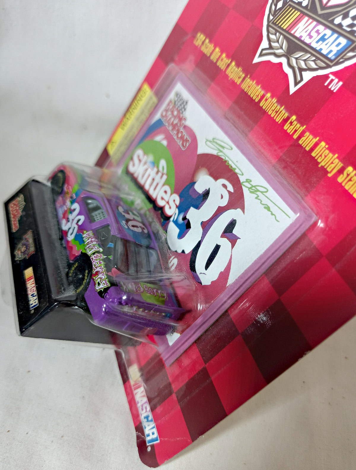 Racing Champions 1998 Ernie Irvan #36 Wildberry Skittles Pontiac Grand Prix - TulipStuff