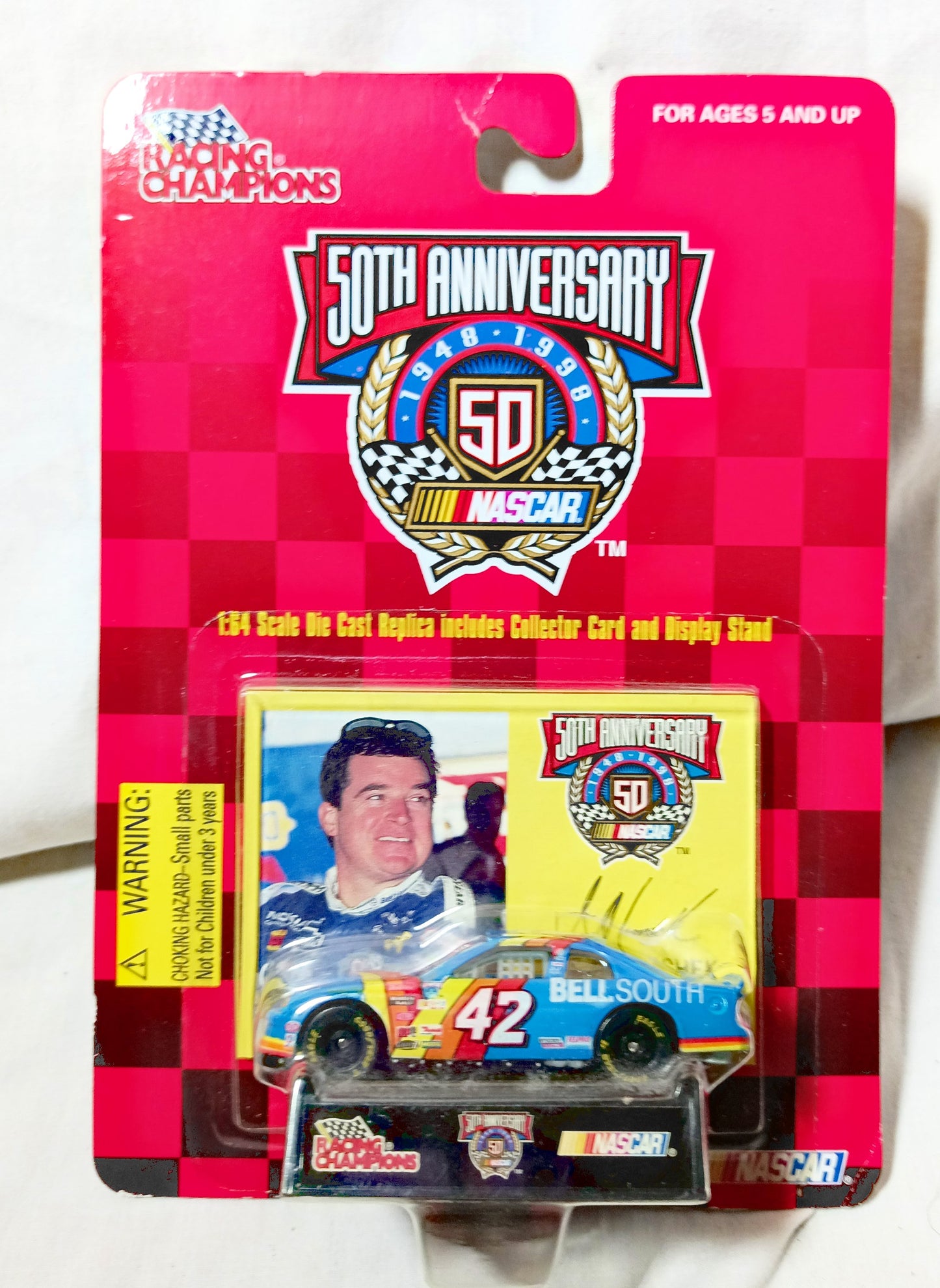 Racing Champions 1998 Joe Nemechek Bell South Monte Carlo NASCAR 50th - TulipStuff
