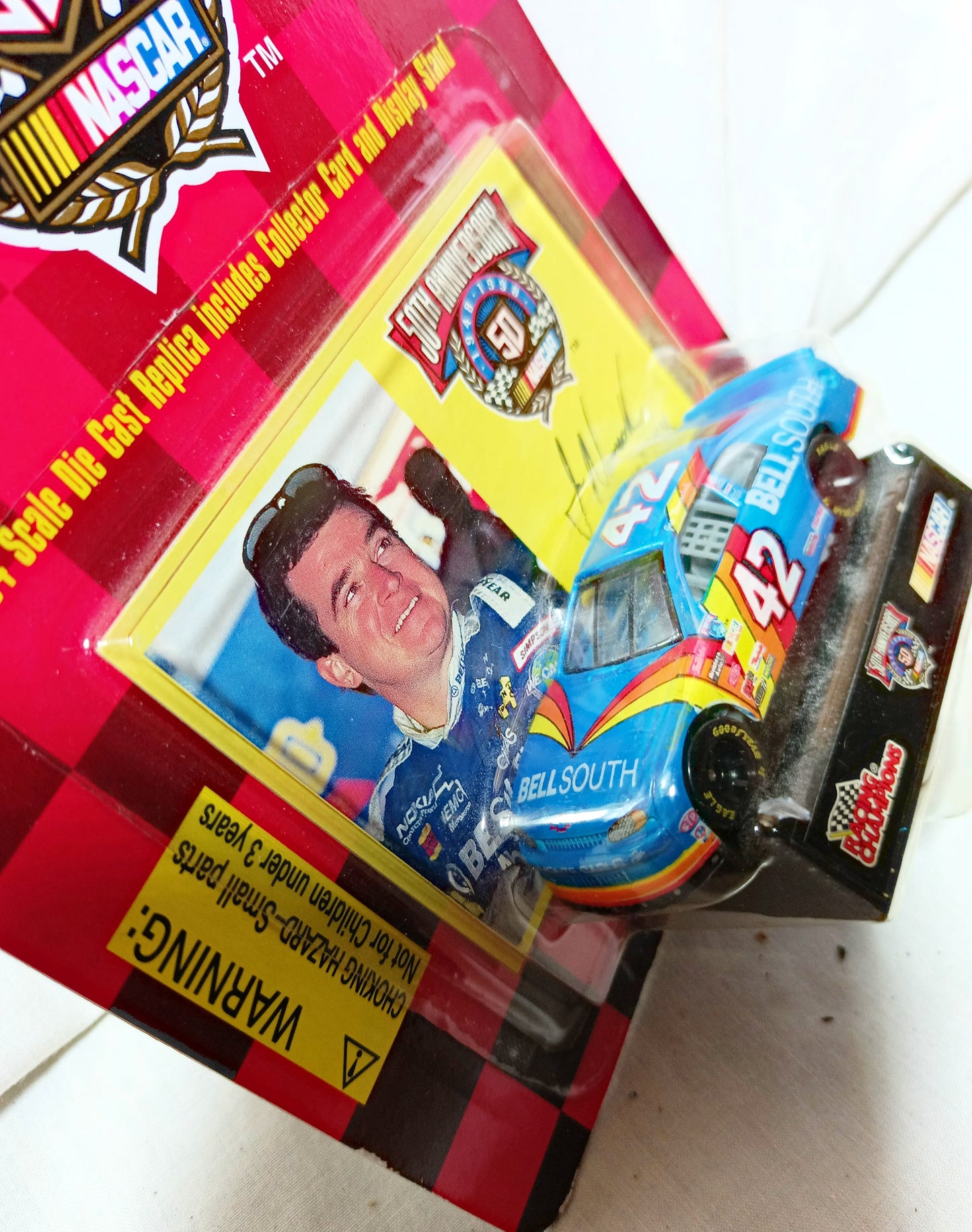 Racing Champions 1998 Joe Nemechek Bell South Monte Carlo NASCAR 50th - TulipStuff