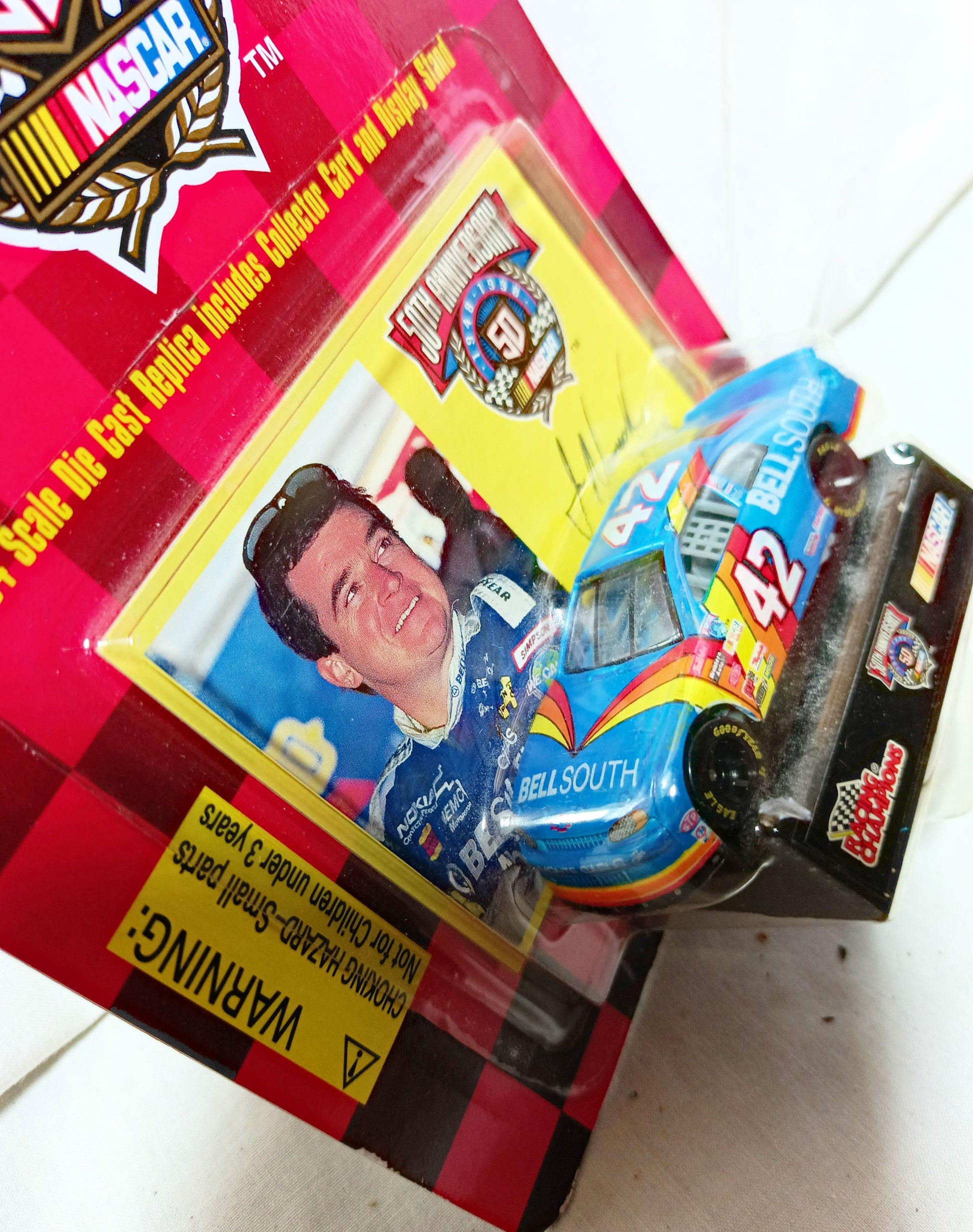 Racing Champions 1998 Joe Nemechek Bell South Monte Carlo NASCAR 50th - TulipStuff