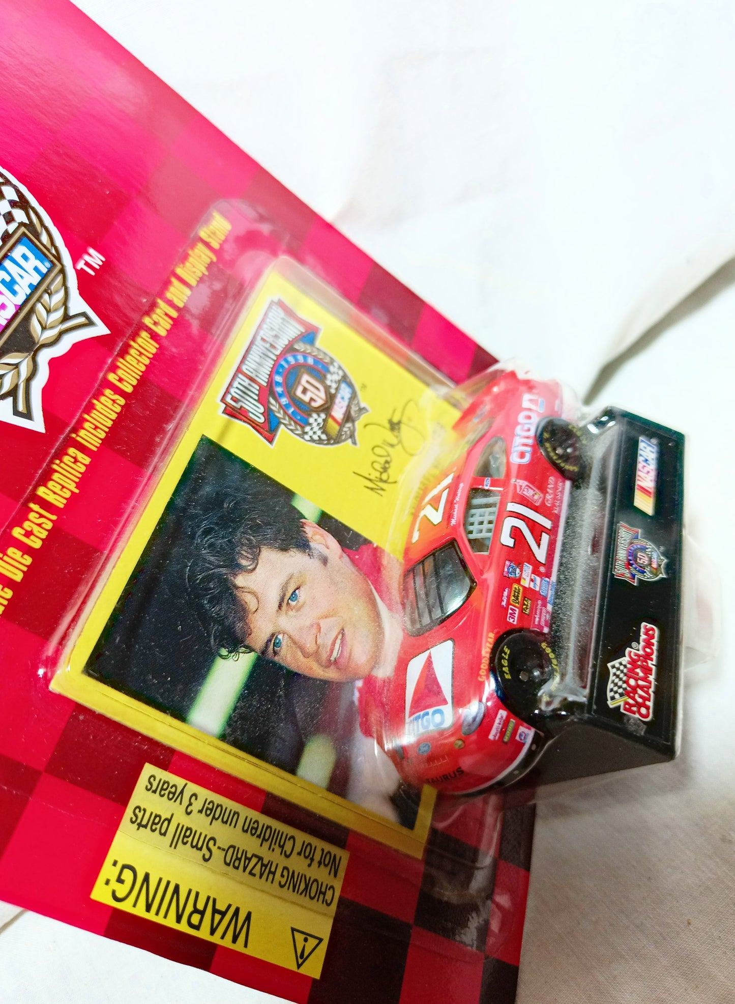 Racing Champions 1998 Michael Waltrip 21 Citgo Ford Taurus NASCAR 50th - TulipStuff