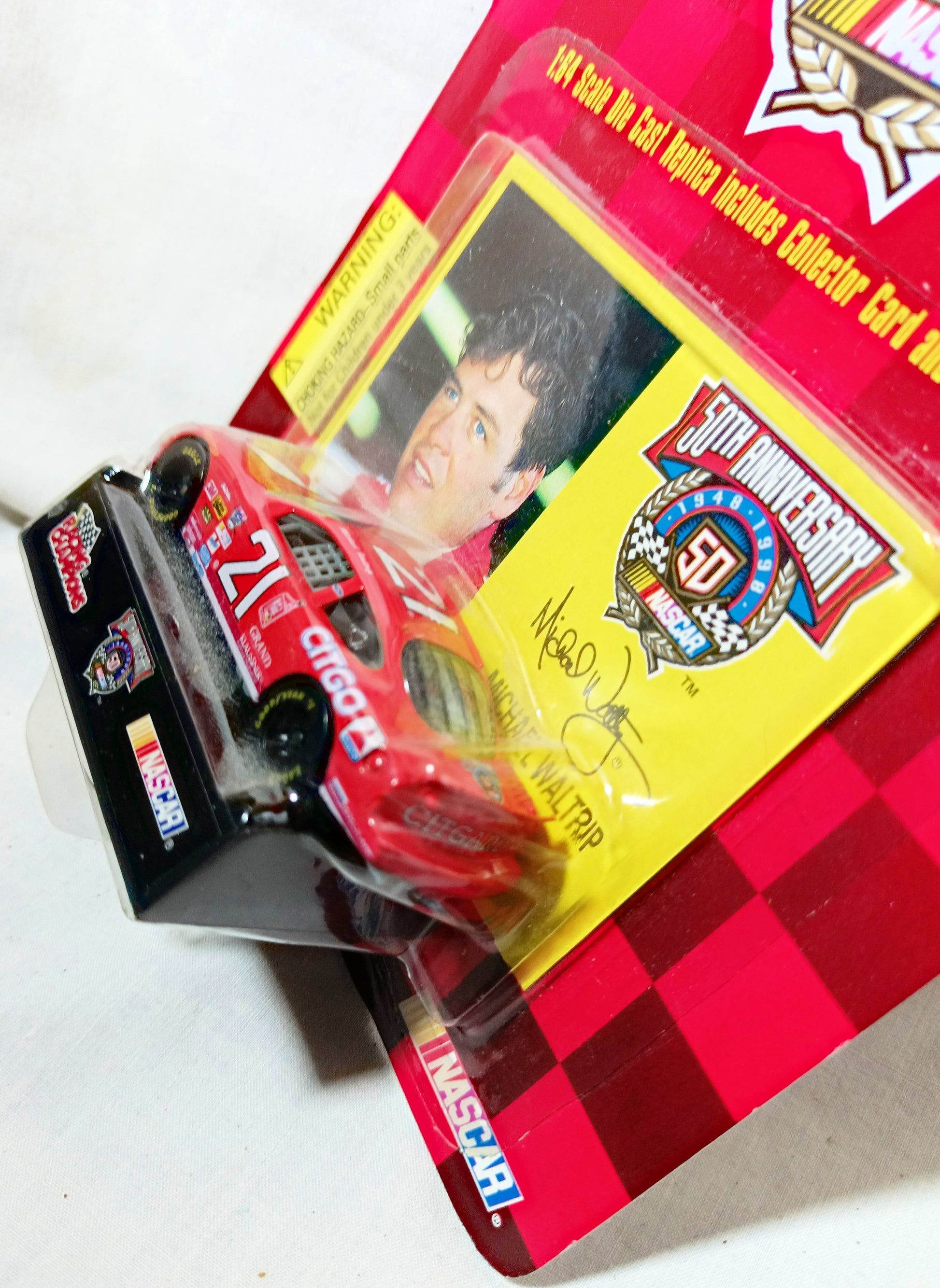 Racing Champions 1998 Michael Waltrip 21 Citgo Ford Taurus NASCAR 50th - TulipStuff