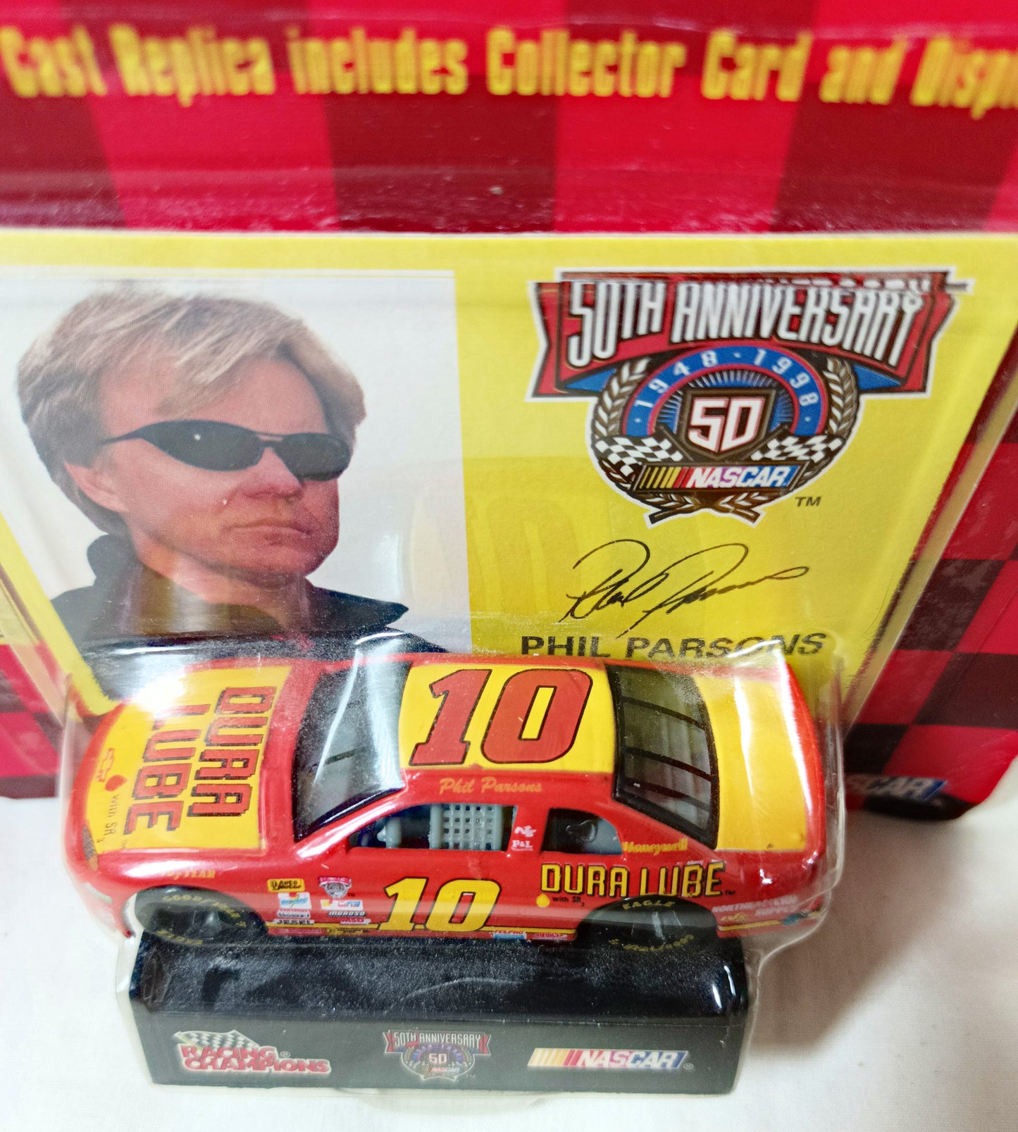 Racing Champions NASCAR 1998 Phil Parsons #10 Duralube Monte Carlo - TulipStuff