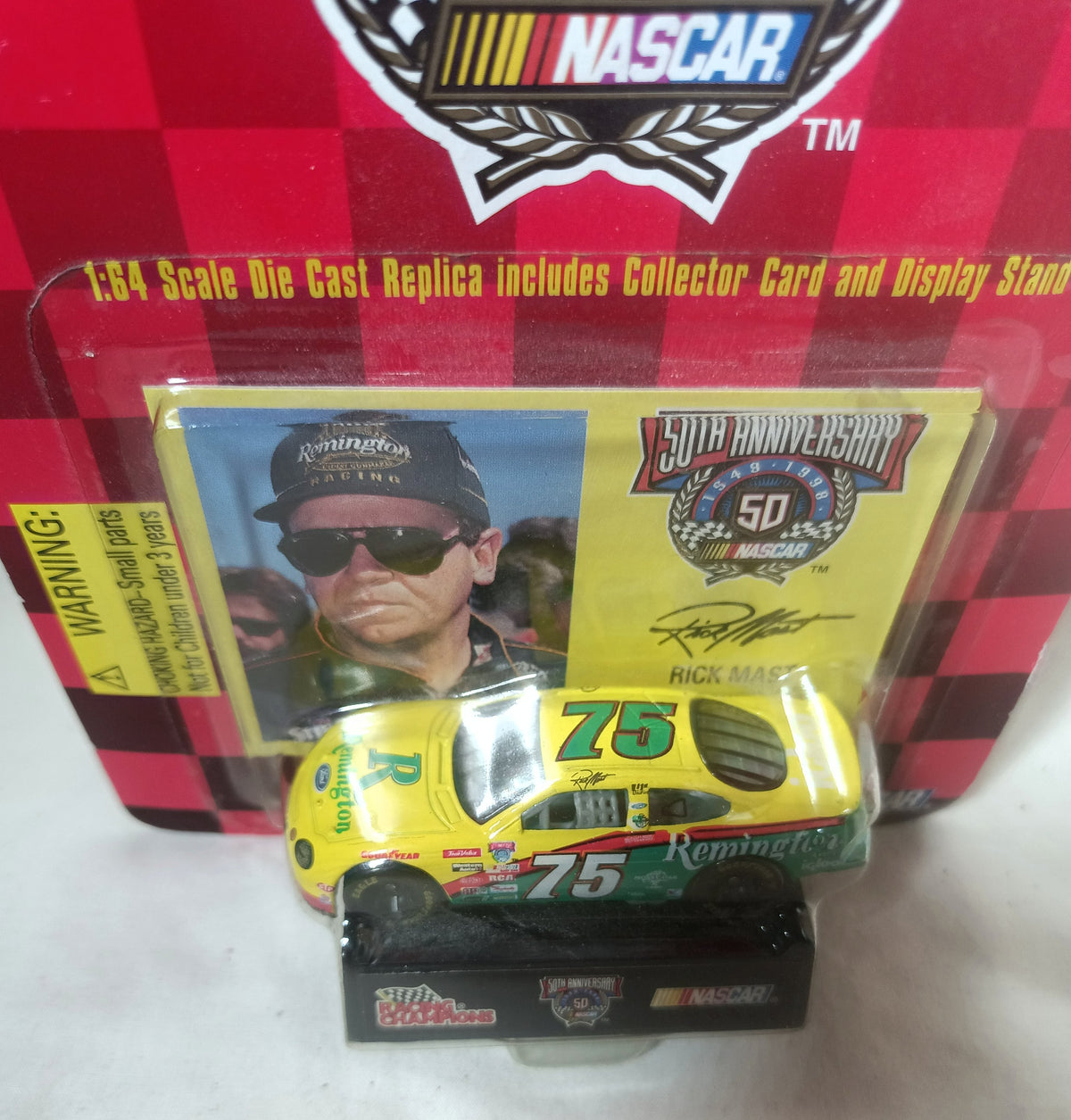 Racing Champions 1998 Rick Mast #75 Remington Arms Ford Taurus - TulipStuff