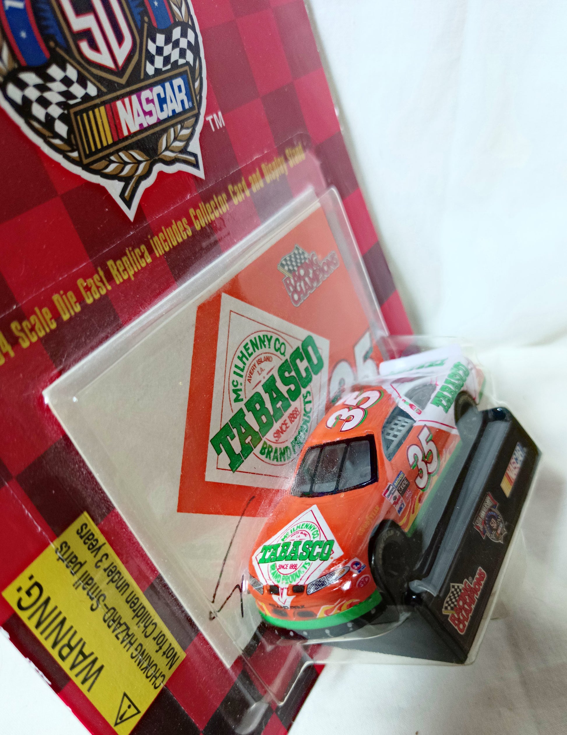 Racing Champions 1998 Todd Bodine #35 Tabasco Orange NASCAR 50th - TulipStuff