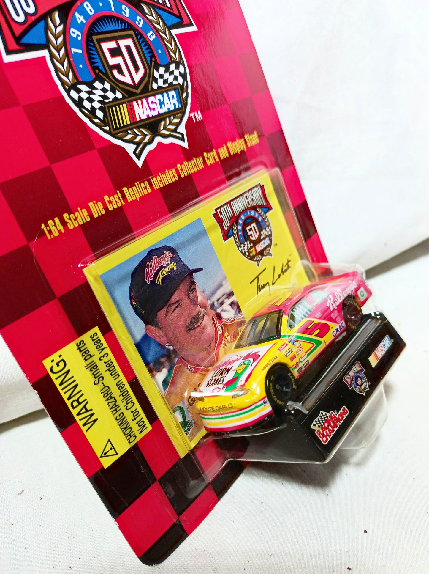 Racing Champions 1998 Terry Labonte Kelloggs Monte Carlo NASCAR 50th - TulipStuff