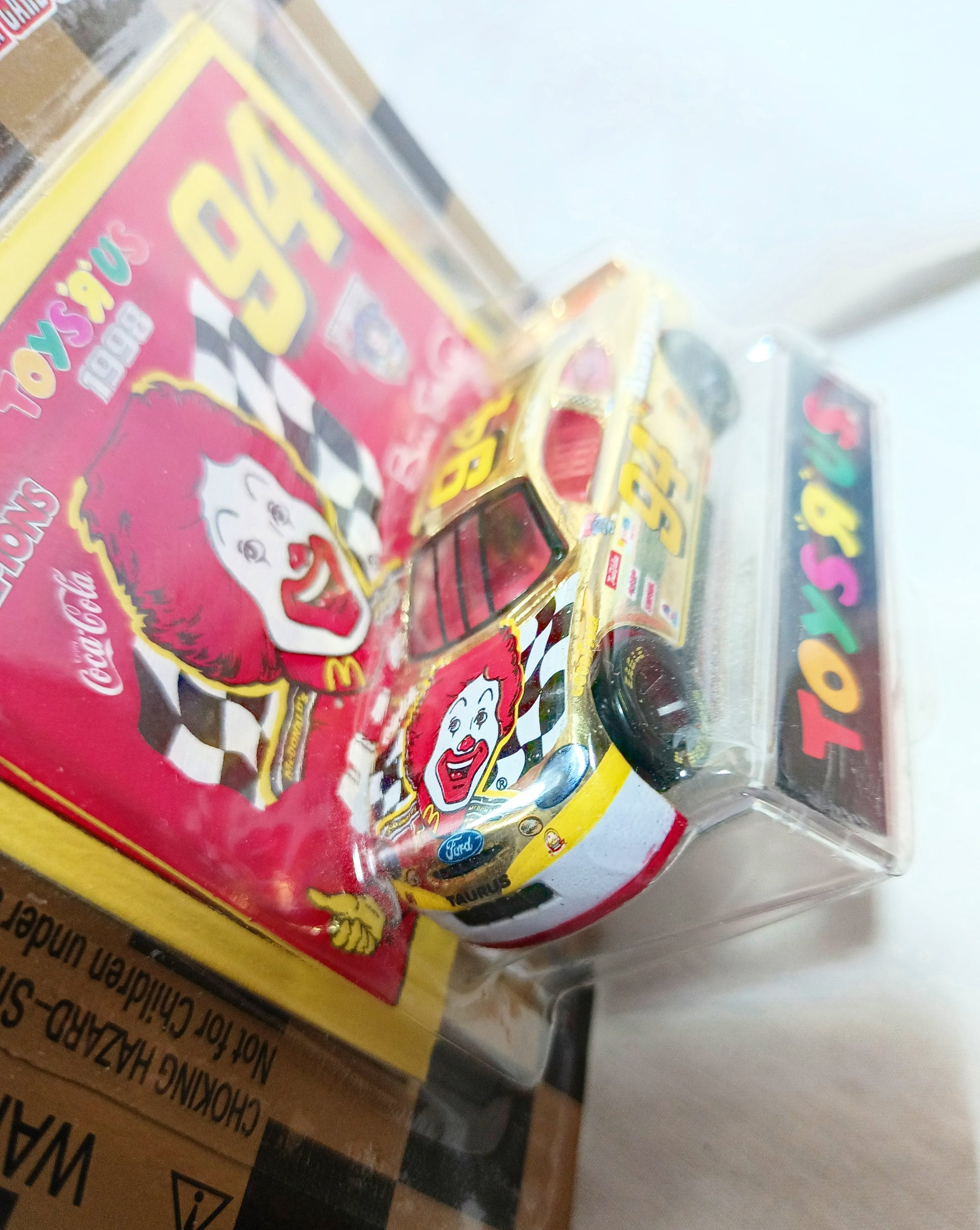 Racing Champions Toys R Us 1998 Bill Elliott #94 McDonald's Happy Meal - TulipStuff