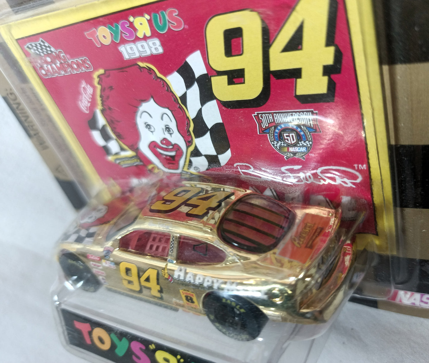 Racing Champions Toys R Us 1998 Bill Elliott #94 McDonald's Happy Meal - TulipStuff