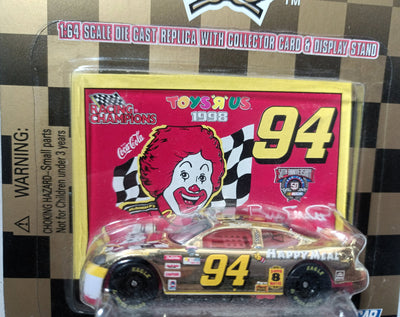 Racing Champions Toys R Us 1998 Bill Elliott #94 McDonald's Happy Meal - TulipStuff