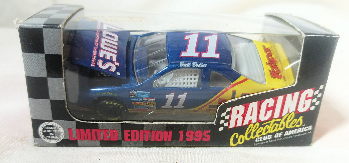Action Racing Collectables 1995 Brett Bodine #11 Lowe's Hood Open - TulipStuff