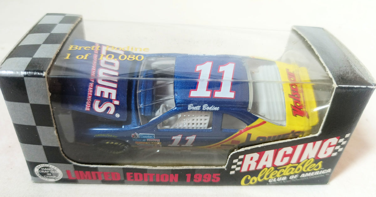 Action Racing Collectables 1995 Brett Bodine #11 Lowe's Hood Open - TulipStuff