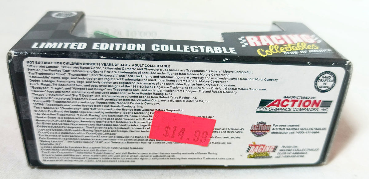 Action Racing Collectables 1996 Bobby Labonte #18 Interstate Batteries - TulipStuff