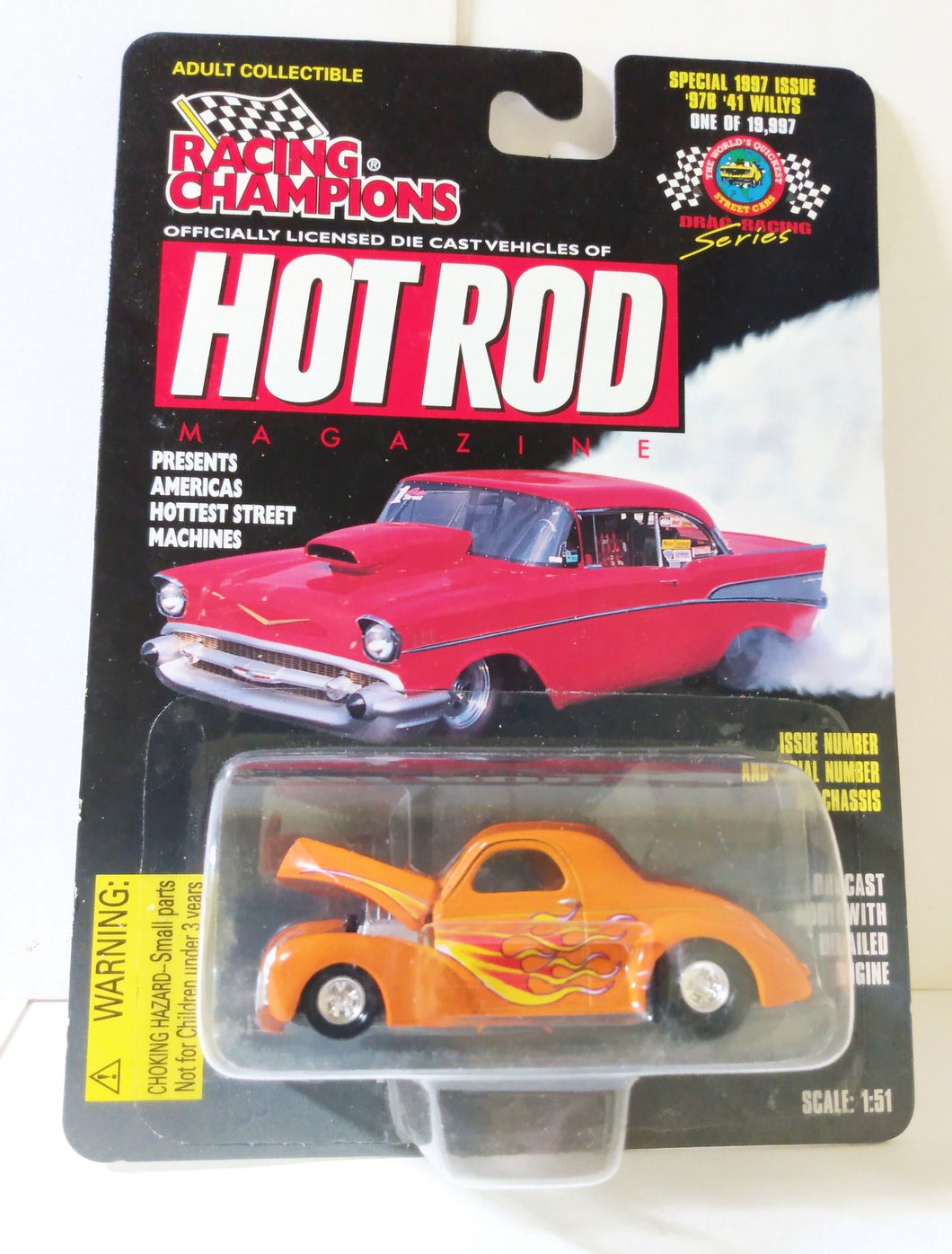 Racing Champions Hot Rod Magazine '978 '41 Willys Coupe ltd ed - TulipStuff