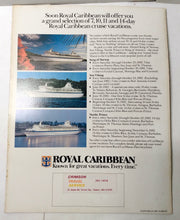 Load image into Gallery viewer, Royal Caribbean Cruise Line Introduces Song Of America 1982 Brochure - TulipStuff
