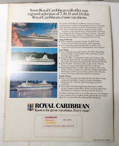 Royal Caribbean Cruise Line Introduces Song Of America 1982 Brochure - TulipStuff