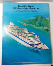 Load image into Gallery viewer, Royal Caribbean Cruise Line Introduces Song Of America 1982 Brochure - TulipStuff
