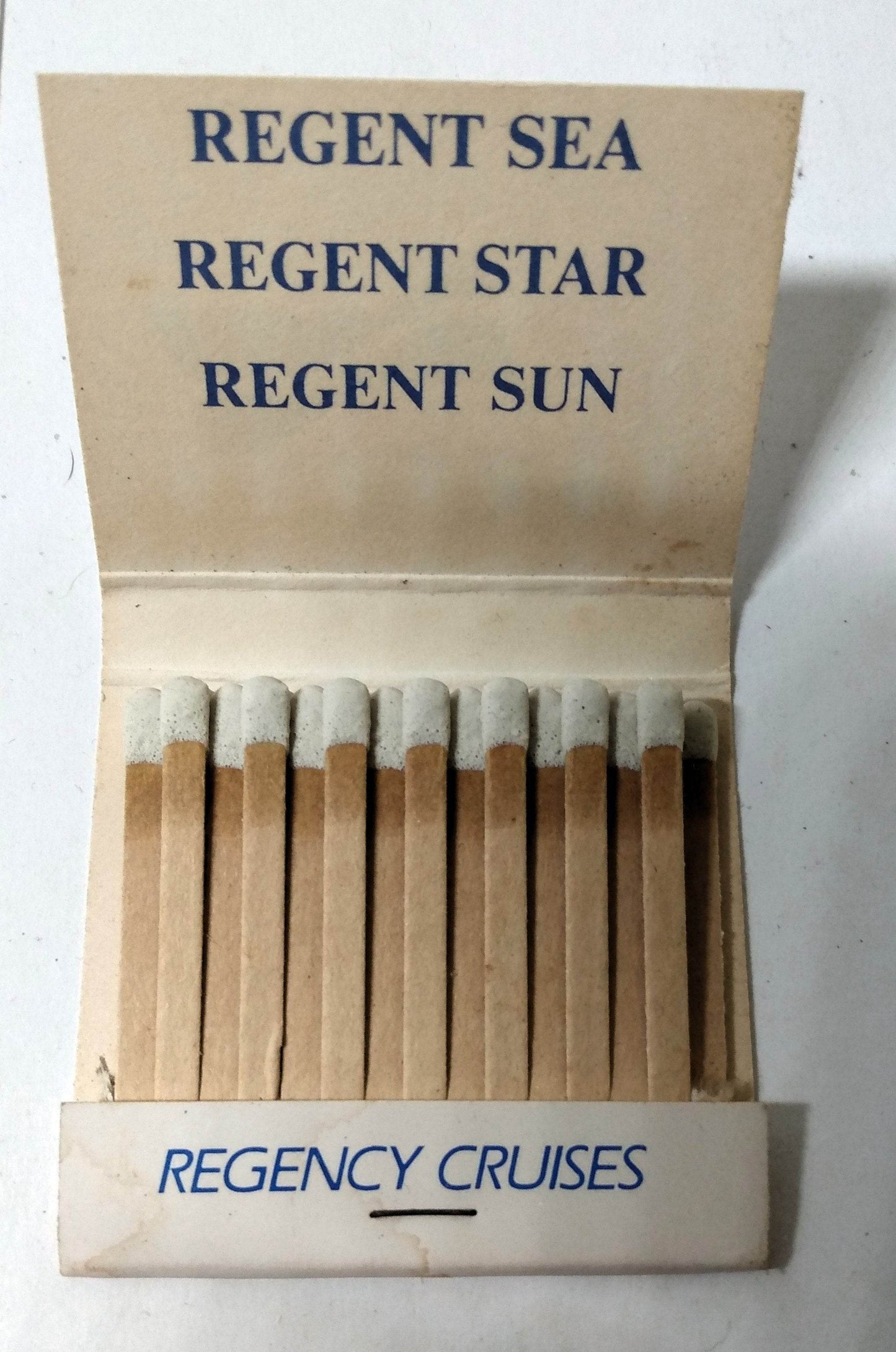 Regency Cruises Regent Sun Sea Star Vintage Matchbook 1980's - TulipStuff