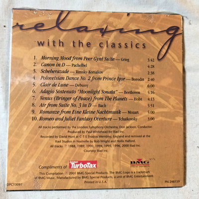 London Symphony Orchestra Relaxing with The Classics Album CD 2001 - TulipStuff