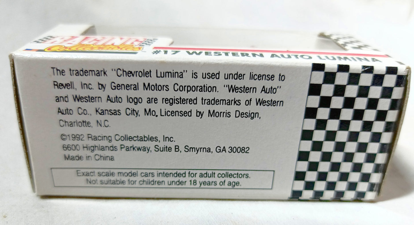 Racing Collectables by Revell Darrell Waltrip 1992 Western Auto Lumina - TulipStuff