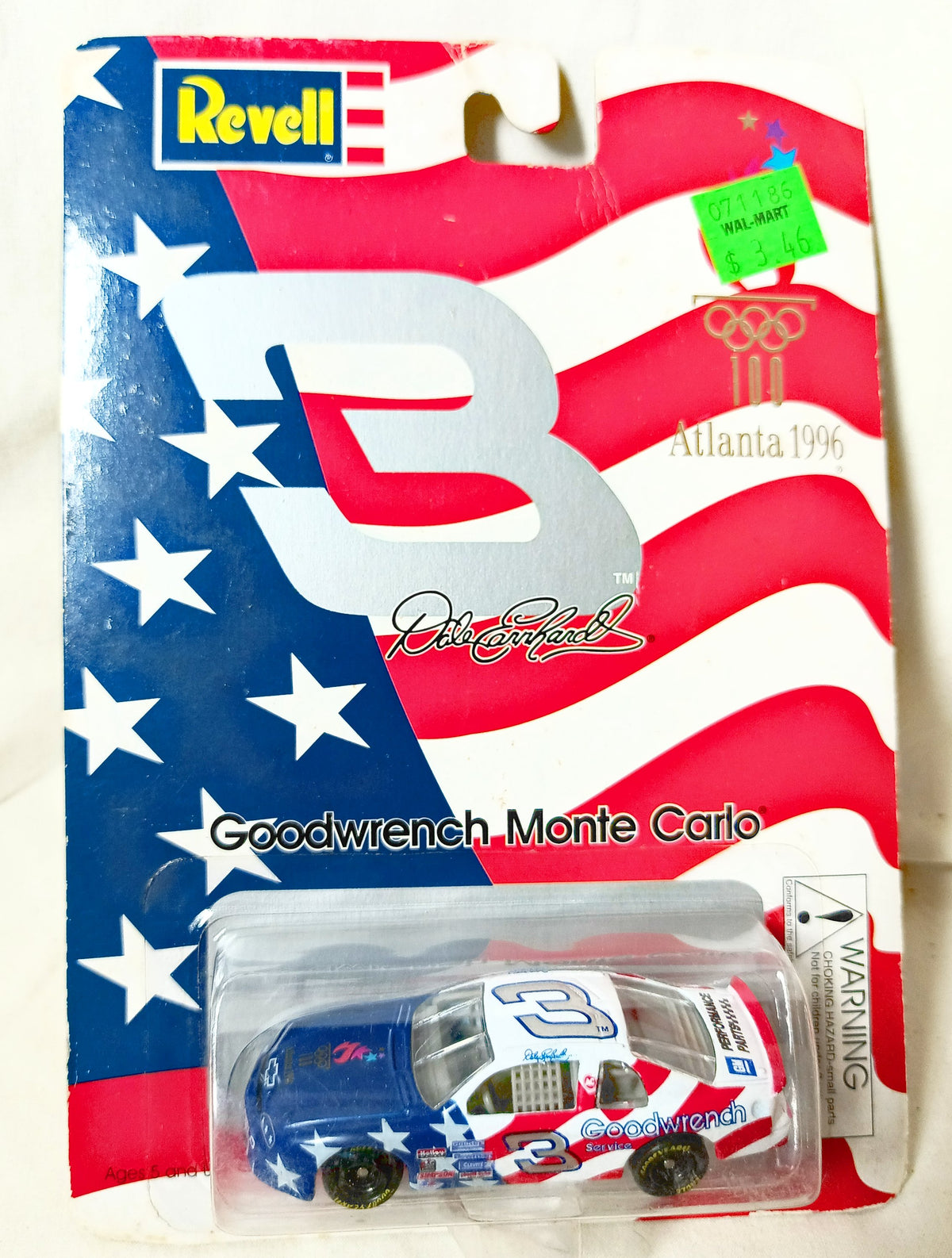 Revell NASCAR 1996 Atlanta Olympics Dale Earnhardt #3 Goodwrench - TulipStuff