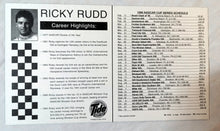 Load image into Gallery viewer, Ricky Rudd Tide Racing Team NASCAR 1996 Photo Card Handout 10X5.75
