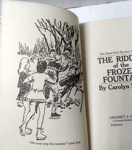 The Riddle Of The Frozen Fountain Dana Girls Mystery #2 Carolyn Keene 1972 - TulipStuff