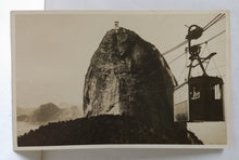 Load image into Gallery viewer, Rio de Janeiro Sugarloaf Cable Car Brazil 1920&#39;s Real Photo Postcard - TulipStuff
