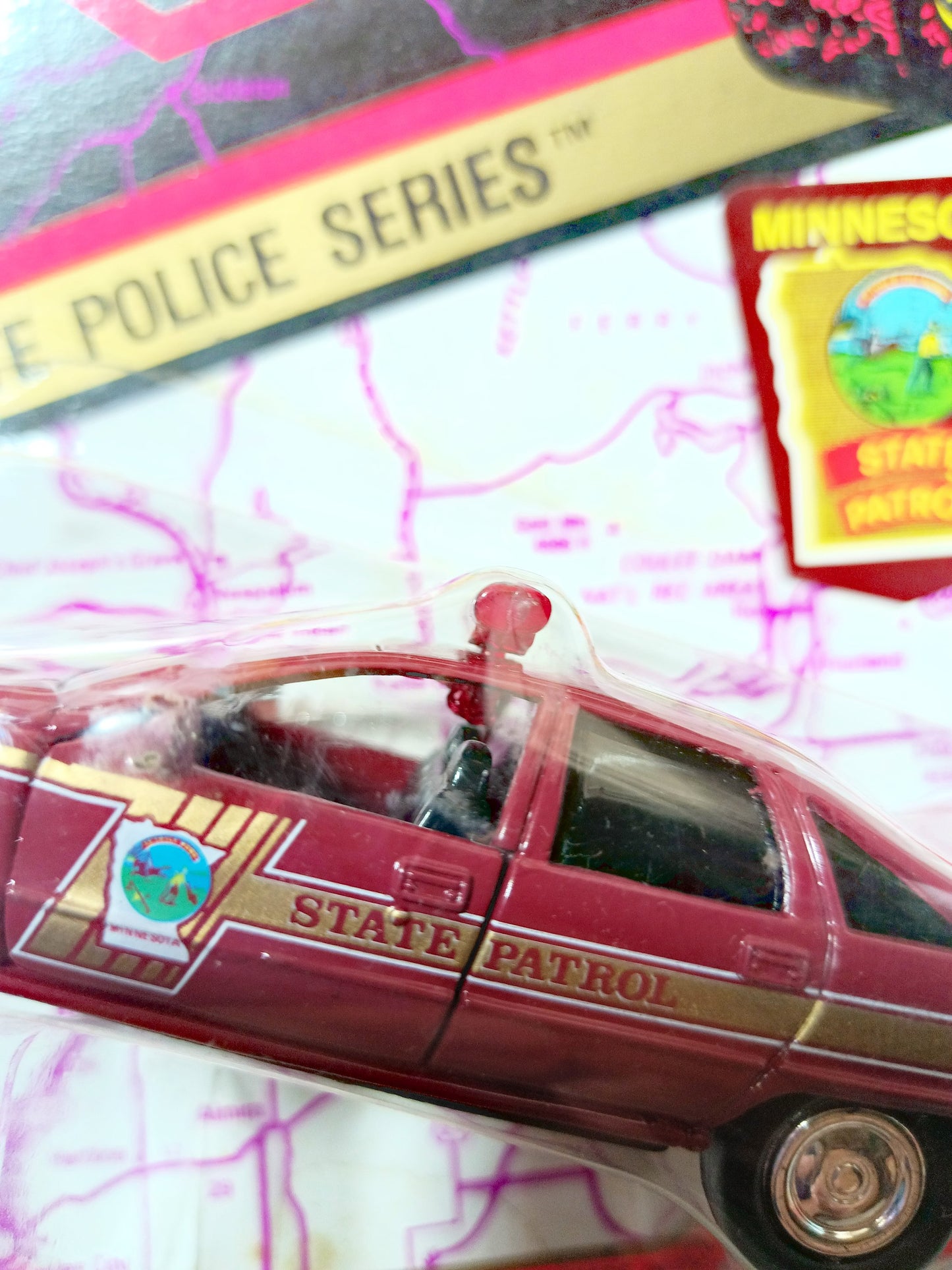 Road Champs Minnesota State Patrol Chevy Caprice Police Car 1994 1:43 - TulipStuff