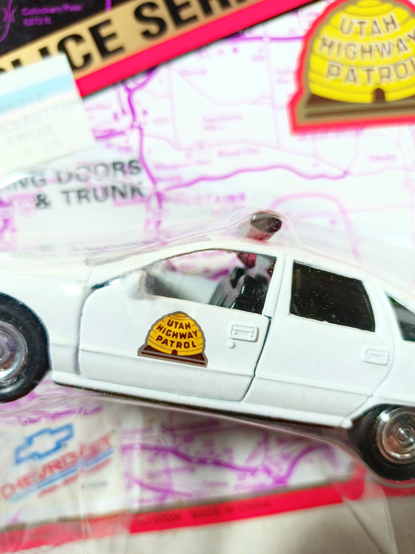 Road Champs Utah Highway Patrol Chevy Caprice Police Car 1995 1:43 - TulipStuff