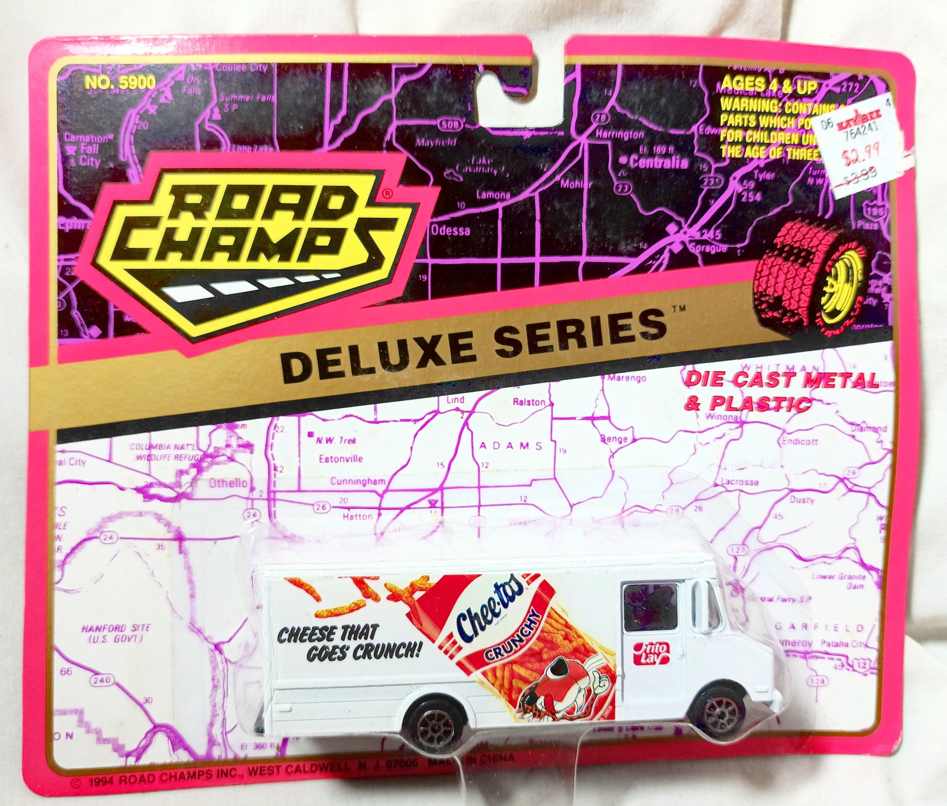 Road Champs 5900 Deluxe Series Cheetos Frito Lay Step Van 1994 - TulipStuff