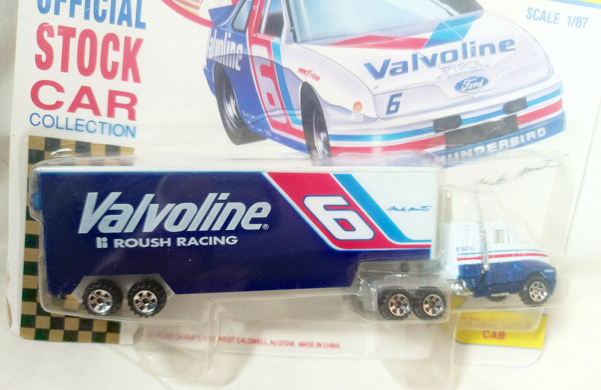 Road Champs Mark Martin Valvoline Team Transporter Truck 1992 1:87 - TulipStuff