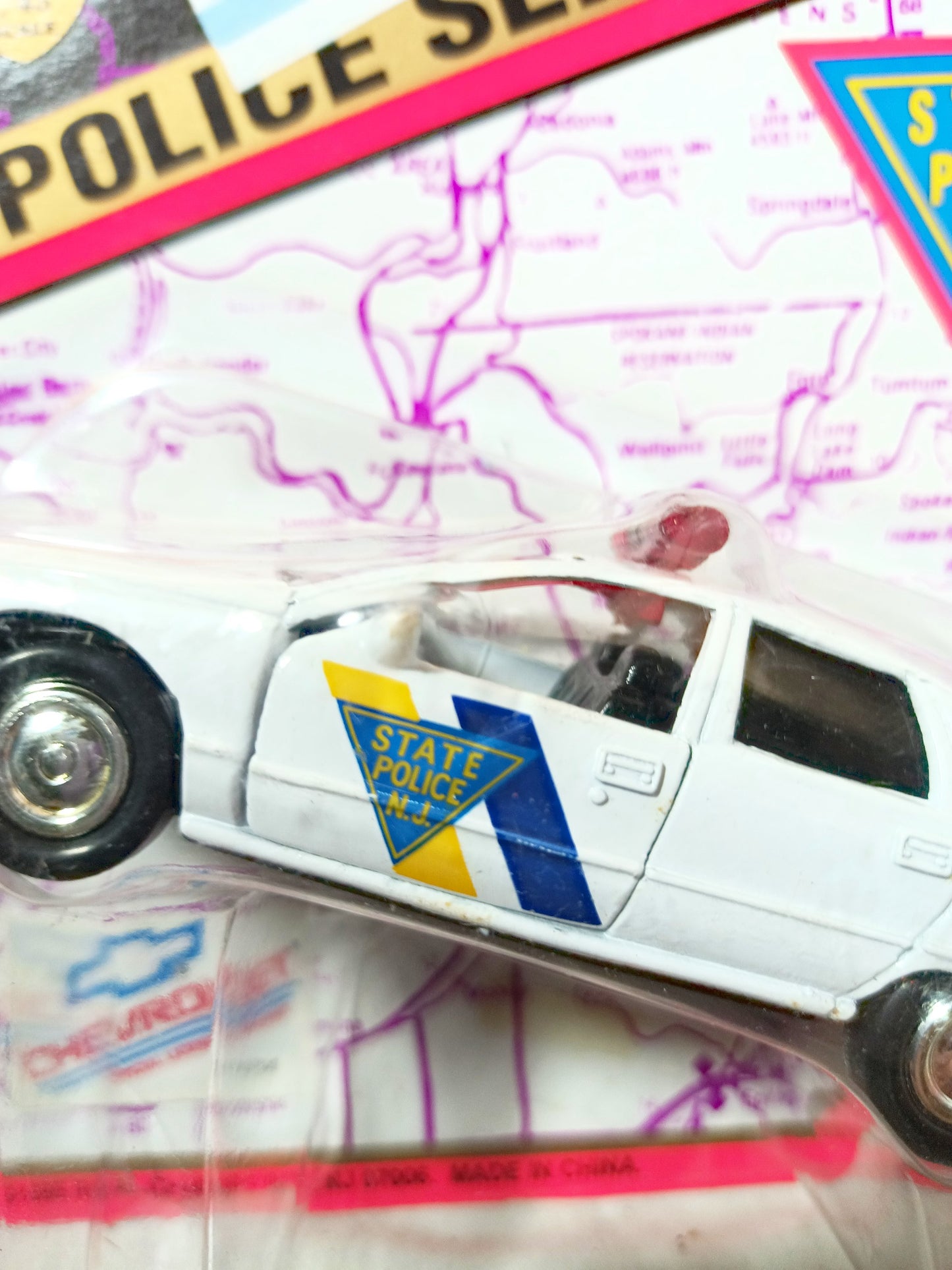 Road Champs State Police New Jersey Police Chevy Caprice 1:43 1995 - TulipStuff