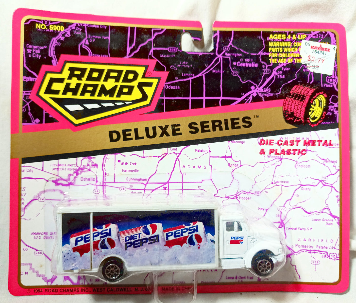 Road Champs 5900 Deluxe Series Pepsi Soda Truck 1994 - TulipStuff